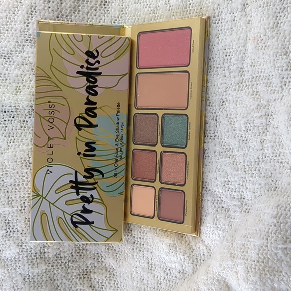 Violet Voss Pretty in Paradise All in One Face & Eye Shadow Palette, 14.2g/0.51o - Picture 4 of 9